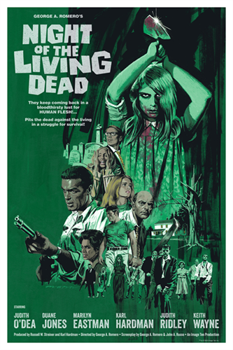 Night Of The Living Dead (Green Variant) by Paul Mann