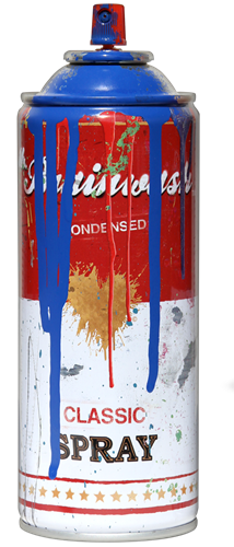 Spray Can (Blue) by Mr Brainwash