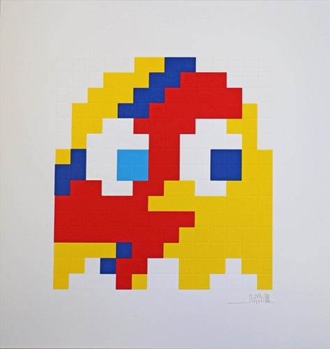 Aladdin Sane (Yellow) by Space Invader