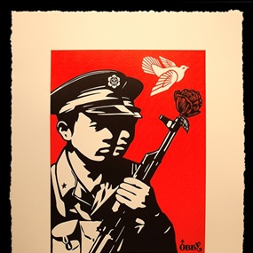 Chinese Soldiers (Letterpress) by Shepard Fairey