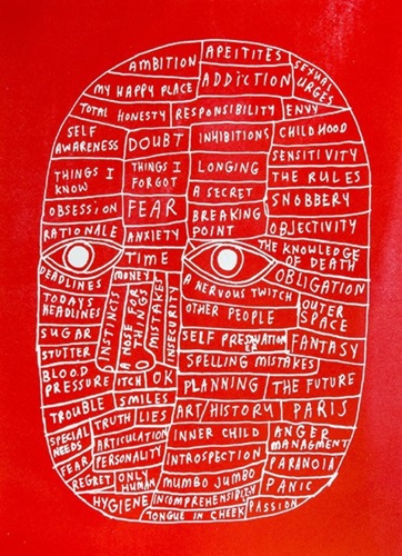 Head (Red) by David Shillinglaw