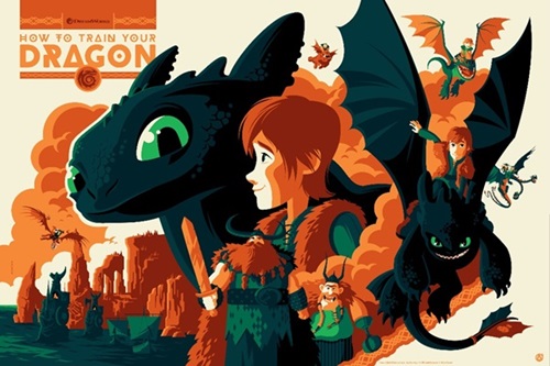 How To Train Your Dragon  by Tom Whalen