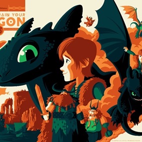 How To Train Your Dragon by Tom Whalen