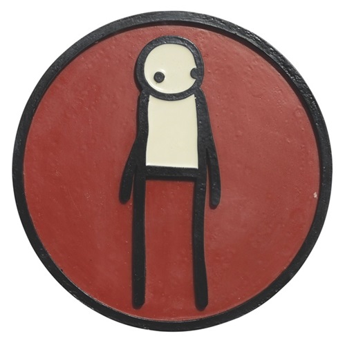 Plaque (Red) by Stik