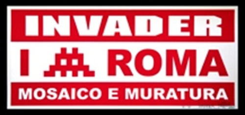 Mosaico E Muratura (Red) by Space Invader