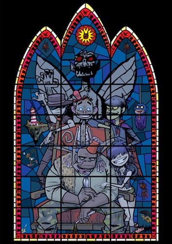 Large Window (Unsigned) by Jamie Hewlett