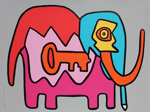 Elephant Key  by Thierry Noir