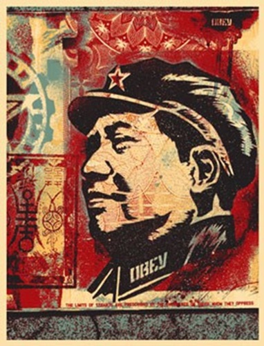 Mao Collage  by Shepard Fairey