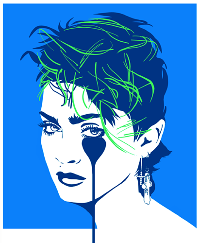 Lucky Star - Madonna (Blue) by Pure Evil