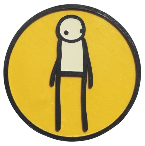Plaque (Yellow) by Stik