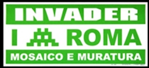 Mosaico E Muratura (Green) by Space Invader