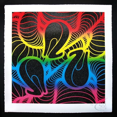 LA Rainbow Heel Print (Silver Galaxy) by Insa