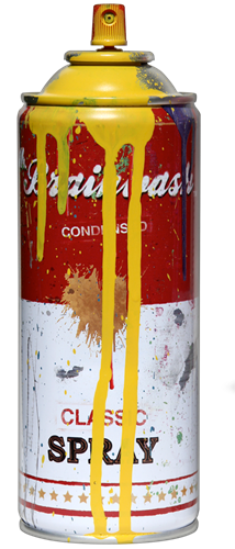 Spray Can (Yellow) by Mr Brainwash