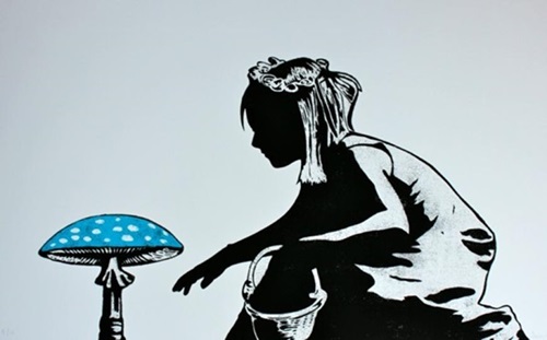 Mushroom Girl (Blue) by Dolk