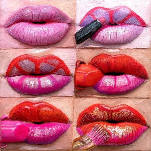 Florescent Lip  by Gina Beavers