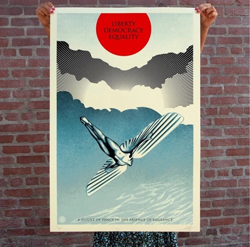 Icarus Democracy (First Edition) by Shepard Fairey