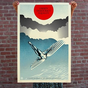 Icarus Democracy (First Edition) by Shepard Fairey
