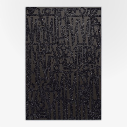 Even The Heart Skips a Beat (Black On Black) by Retna