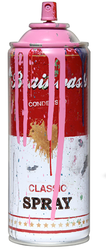 Spray Can (Pink) by Mr Brainwash