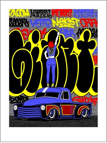 Truck Tagger (Color Edition) by Mike Giant