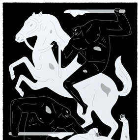 The Dark Rider (Silver) by Cleon Peterson
