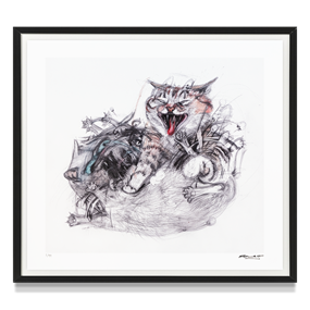 Cats Fight 13 by Léo Forest