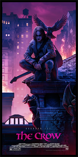 The Crow (Neon Variant) by Pablo Olivera