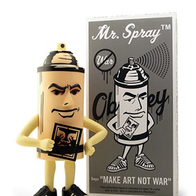 Mr. Spray (Black) by Shepard Fairey