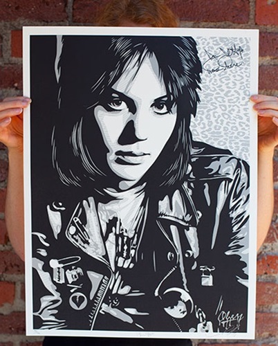 Joan Jett The Runaway  by Shepard Fairey