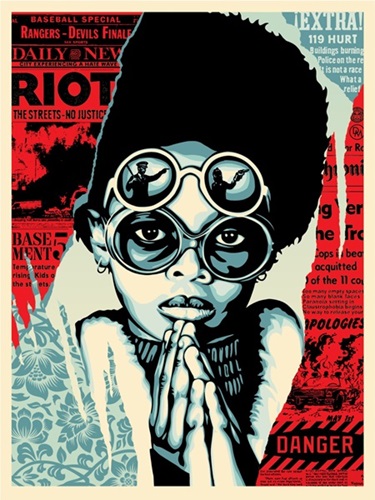 Late Hour Riot  by Shepard Fairey