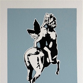 The Centaur (Sagittarius) (Blue) by Blek Le Rat