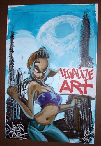 Legalize Art  by Mear One