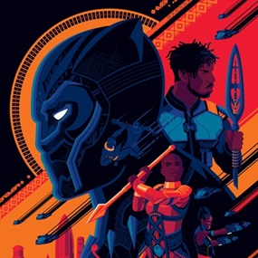 Black Panther (Variant) by Tom Whalen