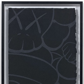 Running Chum (2) (Black On Black) by Kaws