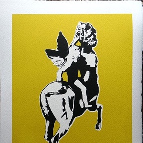 The Centaur (Sagittarius) (Yellow) by Blek Le Rat