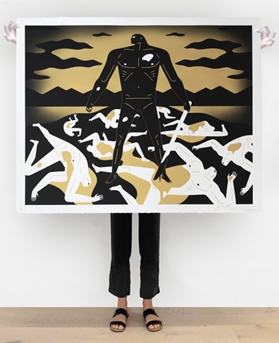 To Create & Destroy (Gold) by Cleon Peterson