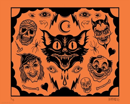 Monster Mash (Black & Orange) by David Cook