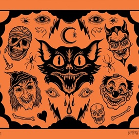 Monster Mash (Black & Orange) by David Cook