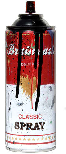 Spray Can (Black) by Mr Brainwash