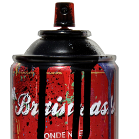 Spray Can (Black) by Mr Brainwash