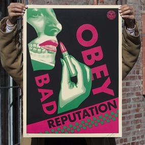 Bad Reputation (Black) by Shepard Fairey