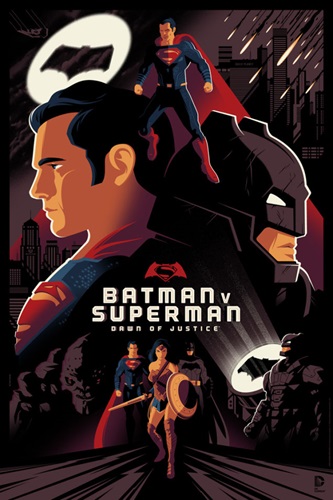 Batman v Superman: Dawn of Justice (First Edition) by Tom Whalen