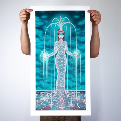 Fractal Fountain (Oversized Timed Edition) by Tara McPherson