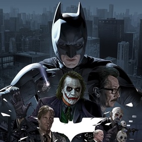 The Dark Knight (Variant) by Ruiz Burgos