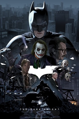 The Dark Knight (Variant) by Ruiz Burgos