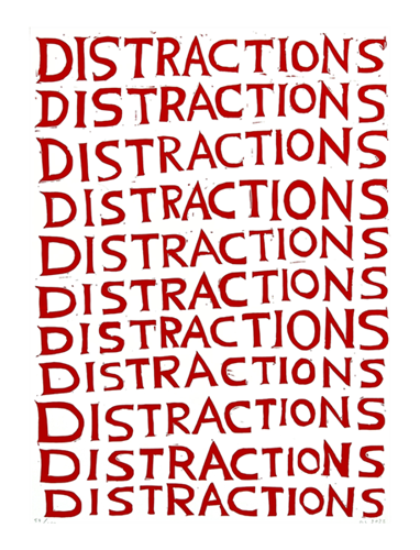 Distractions  by David Shrigley