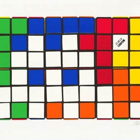 6 Cubes (Red & Yellow) by Space Invader