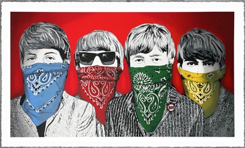 Beatles Bandidos (Red) by Mr Brainwash