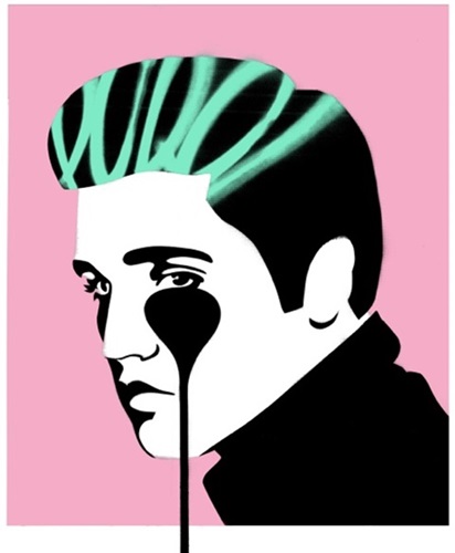 Pure Elvis (Pink / Black / Green) by Pure Evil