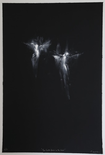 Two Lights Dance In The Night (Silver) by Jake Wood-Evans